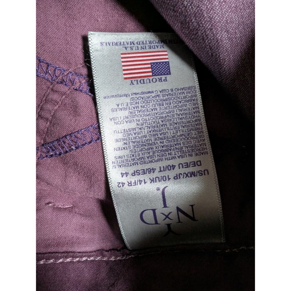 Gloria Vanderbilt Marilyn Straight Jeans Womens Size 10 30 Waist Plum Casual - Picture 3 of 9